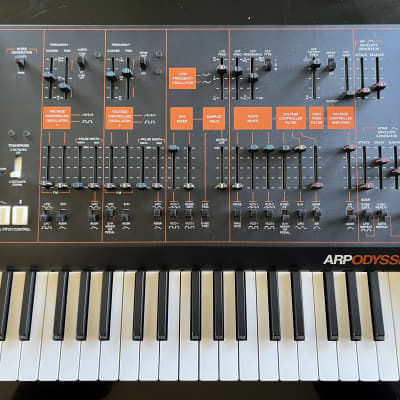 Criminally Underused Korg ARP Odyssey Rev3 37-Slim Key Duophonic Analog Synthesizer 2015 - Present - Black/Orange