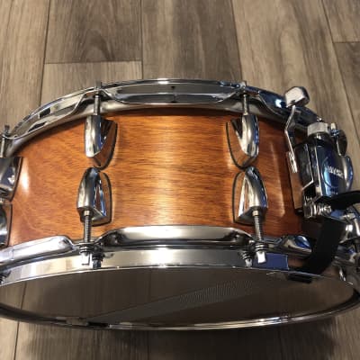 Yamaha Birch Custom Absolute Vintage Natural 5.5x14 Snare Drum Made In Japan image 2