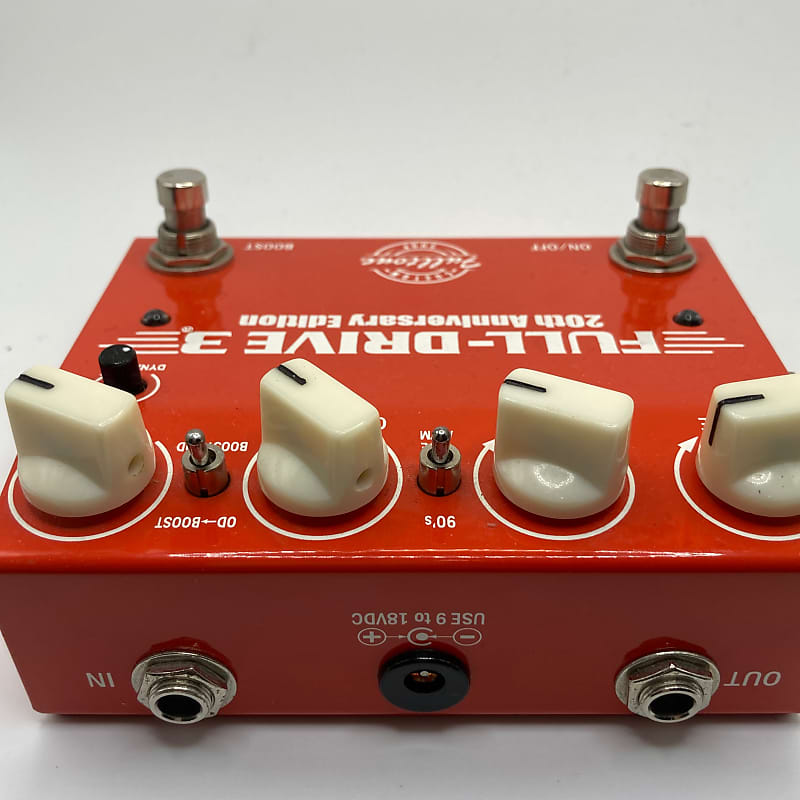 Fulltone Custom Shop FD-3 Full Drive 3 20th Anniversary Edition Dual  Overdrive Pedal