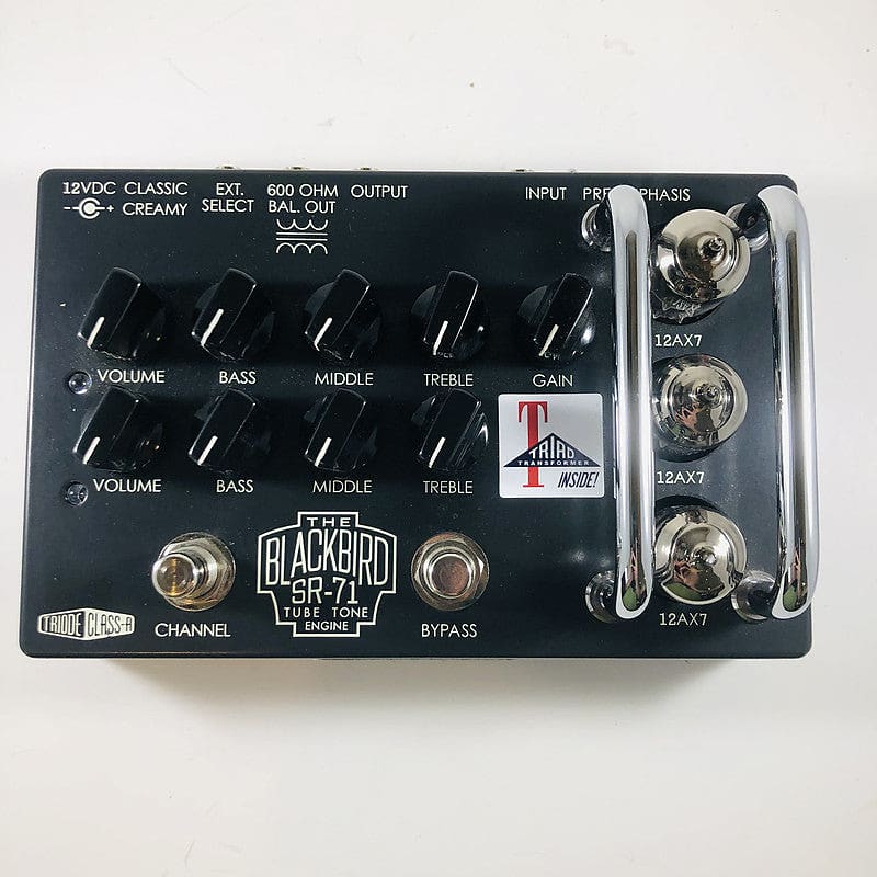 ギター Effectrode Blackbird SR-71 Blackbird Vacuum Tube Preamp for guitar - Effectrode