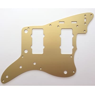 Herad 9-hole 58/59 style Jazzmaster Pickguard 2023 gold anodised aluminium Anodized Scratchplate image 2