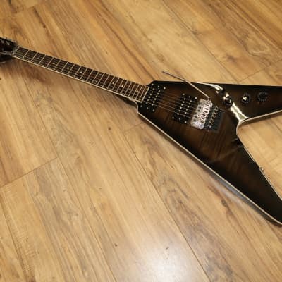 Dean V Floyd Trans Black Flame 2017 - trans black flame with case image 5