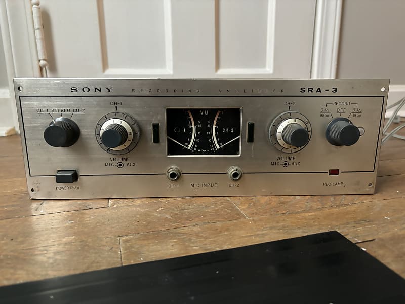 Vintage Sony Sra Stereo Tube Preamp Tame Impala Reverb