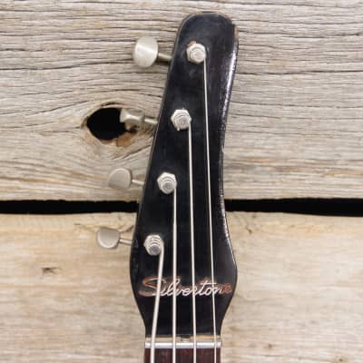 1964 Silvertone 1444 Danelectro Singlecut Bass with Case, Used image 7