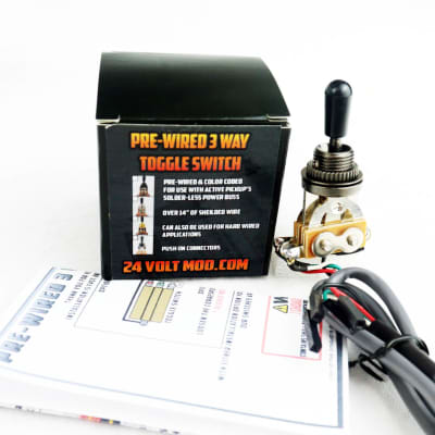 ✓ 24 Volt Mod™ The original 9 Volt Battery Replacement for EMG & MOST Active