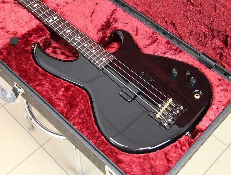 Aria Pro II SB Black'n'Gold Cliff Burton bass Made in Reverb