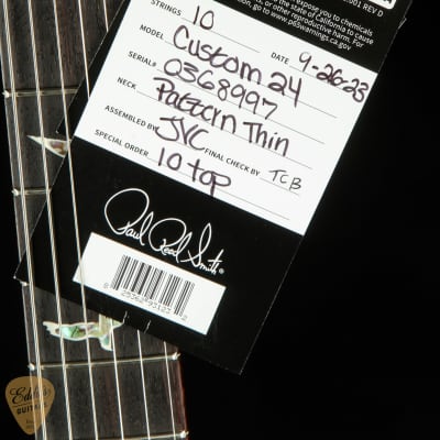 PRS Custom 24 – Saphire Smokeburst 2023 image 19