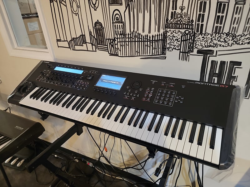 Yamaha Montage M7 76-Key Synthesizer 2023 - Present - Black | Reverb