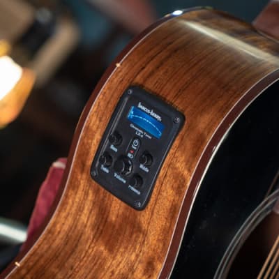 Washburn Vite S9V Bella Tono Studio Hybrid Acoustic Guitar (Gloss Charcoal Burst) image 5