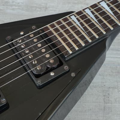 2004 Jackson Stars Japan RR-J2 Rhoads Neckthru Flying V w/Schaller (Black)  | Reverb Finland