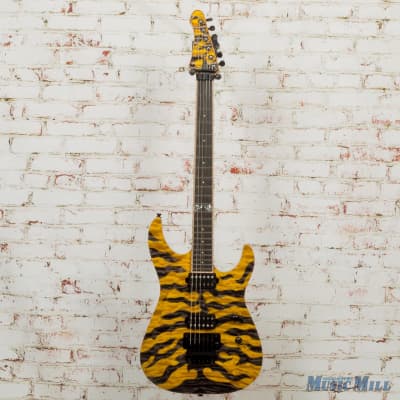 David Thomas McNaught Nitrous Electric Guitar Trans Tiger Striped w/OHSC  (USED) | Reverb