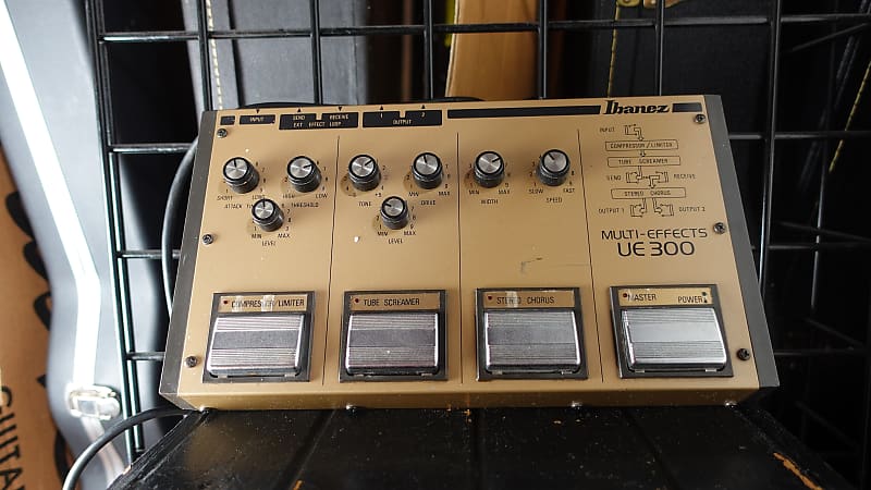 Ibanez UE-300 Multi-Effect 1980 - 1984 - Gold (CP9 Compressor + TS9 Tube Screamer + CS9 Chorus) image 1