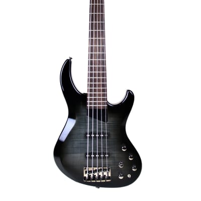 MTD Kingston Saratoga Deluxe 5 5-String Bass Guitar Trans Black Burst image 2