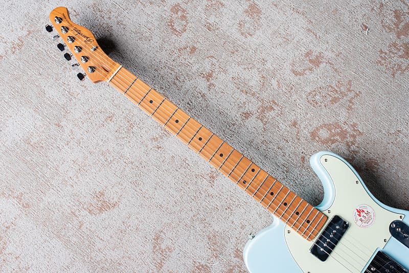 Bacchus Universe Series Tele Roasted P-90 - Sonic Blue | Reverb