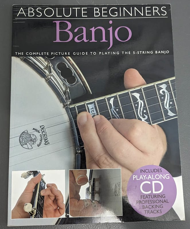 Absolute Beginners Banjo Complete Picture Guide CD Music Reverb UK