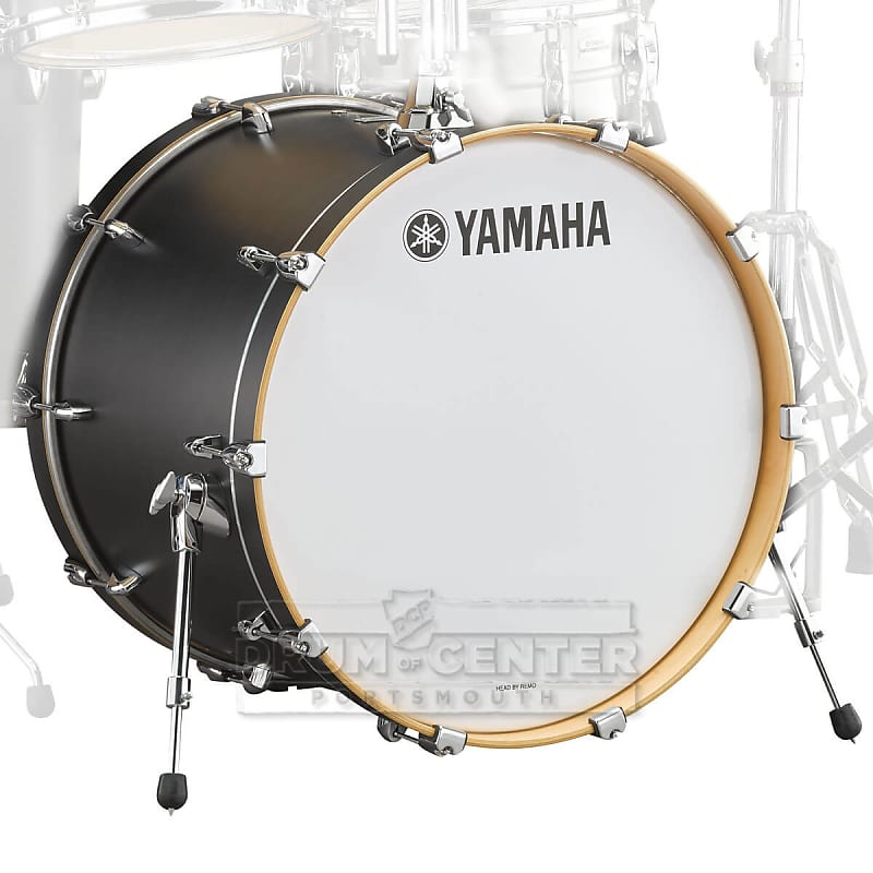 Yamaha Tour Custom Maple Bass Drum 20x15 Licorice Satin Reverb Yamaha Tour Custom Maple Bass Drum 20x15 Licorice Satin Reverb