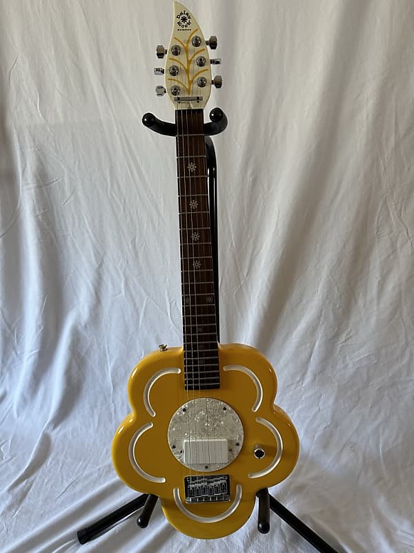 Daisy Rock Electric Guitar - Yellow Flower | Reverb