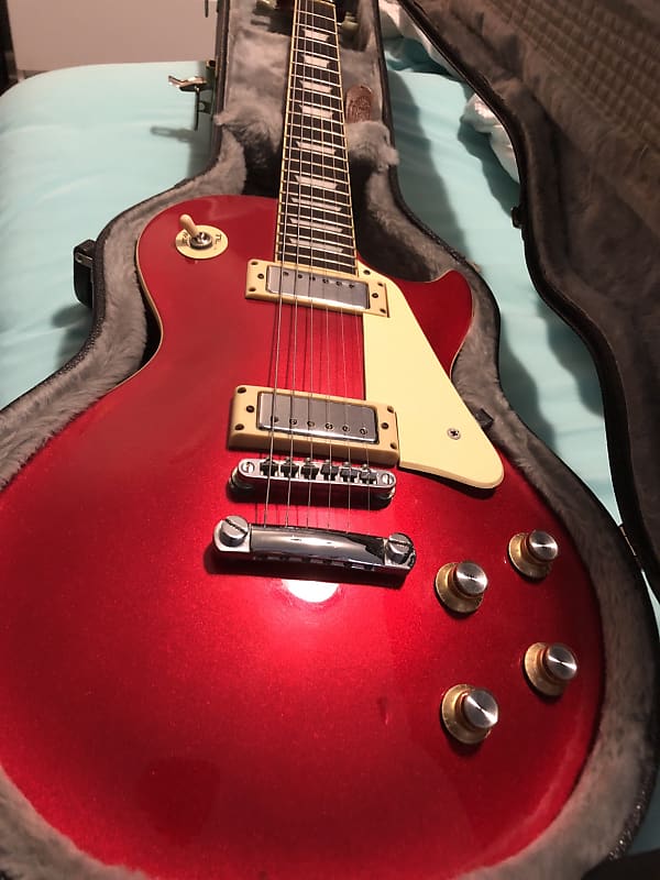 Epiphone Les Paul Deluxe 1999 Red Sparkle 