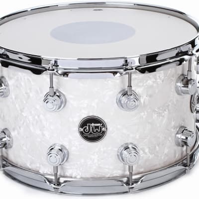 DW Performance Series 8 x 14-inch Snare Drum - White Marine FinishPly image 1