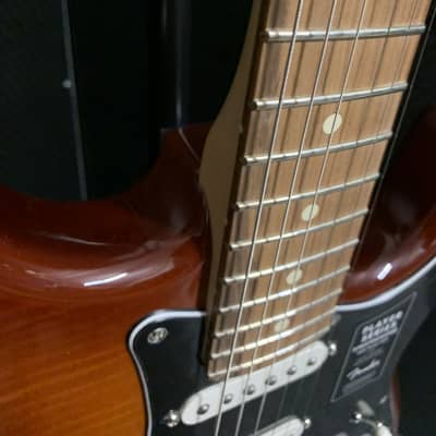 Fender Player Stratocaster HSS Plus Top with Pau Ferro Fretboard 2019 - Present - Tobacco Sunburst image 3