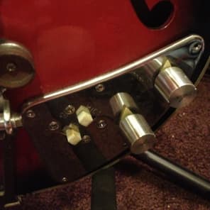Sekova Semi Hollow Mid 60s Red Burst Electric Guitar image 3