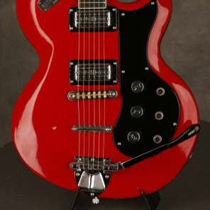Gretsch ASTRO-JET model 2126 w/original strap, polish cloth, and manual 1965 Red image 1