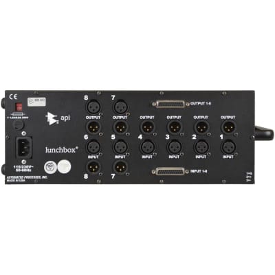 API 500-6B 6-Channel 500 Series Lunchbox Rack with Internal | Reverb