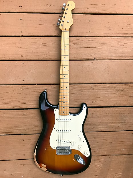 Fender Eric Johnson Stratocaster sunburst Japan reissue '57 '62 electric  guitar partscaster relic