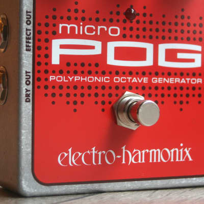 Electro-Harmonix Micro POG Polyphonic Octave Generator Red / Gray image 5