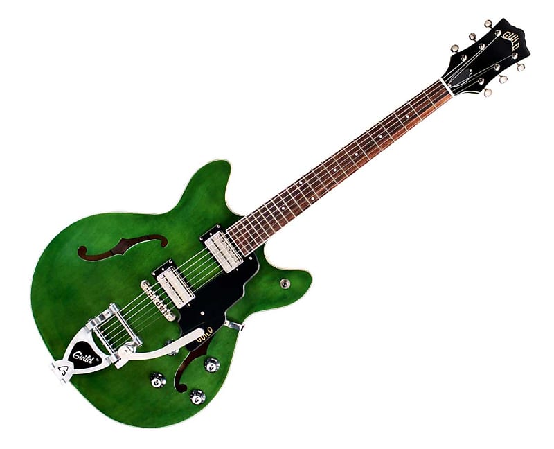 Guild Starfire I Double Cutaway Electric Guitar - Emerald Green - Open Box image 1
