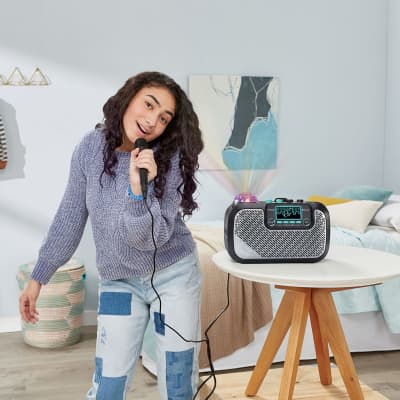 VTech Super Sound Karaoke, Portable Karaoke Machine & Speaker With Microphone, Voice Changer & Special Effects, Bluetooth Enabled, FM radio, Gift for Ages 14+ Years image 3