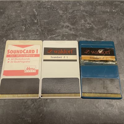 Waldorf Microwave Soundset cards