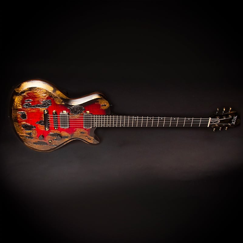 Third Eye Guitars 3YE - London's Burning™ MKII - Baritone - Pièce Unique #5 - "Red is Dead" image 1
