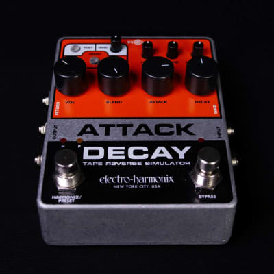 Electro-Harmonix Attack Decay Reverse Tape Simulator | Reverb Electro-Harmonix Attack Decay Reverse Tape Simulator | Reverb
