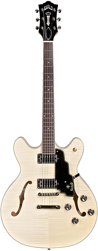 Guild Starfire IV ST Semi Hollow Body Electric Guitar - Flamed Maple - with Case image 1