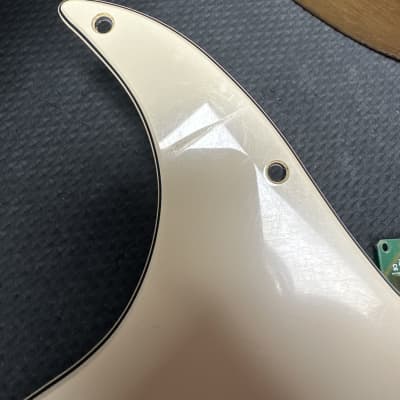 Fender Eric Clapton loaded pickguard with mid boost & tbx tone control - White image 3