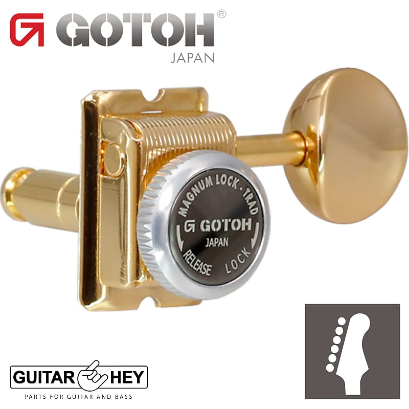 NEW Gotoh SD91-05M MGT Locking Tuners Set 6 in line