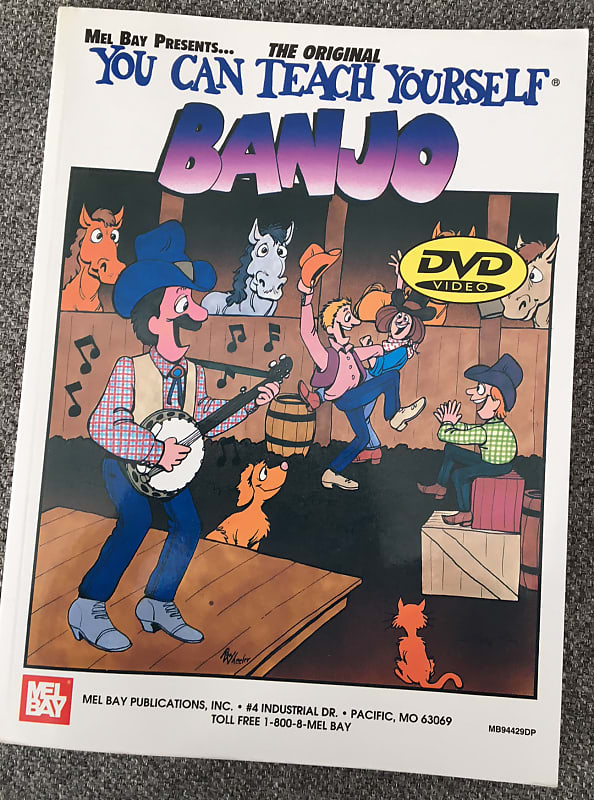 You Can Teach Yourself Banjo with DVD Mel Bay Presents Sheet Music Song Book image 1