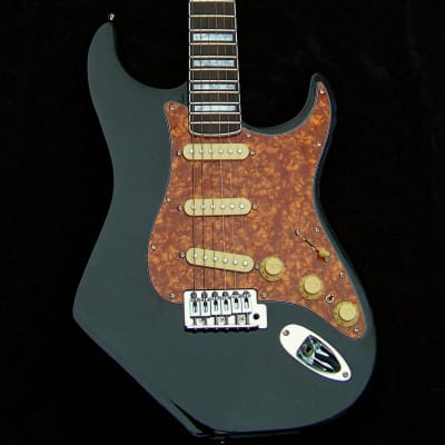 Black Strat+Bound Rosewood/Maple Neck+7 Sound Switch+T-Bleed+Working Bridge Tone Control+Frets Leveled, Crowned, polished with a Full Setup image 9