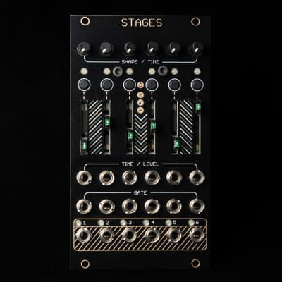 Mutable Instruments Stages Eurorack Synth/LFO/CV Clone Module (Oscillosaurus Panel + Green LEDs) image 1