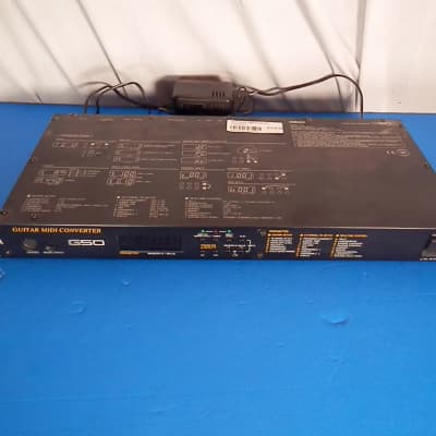 Yamaha G50 Guitar Midi Converter rack effect unit with power supply used