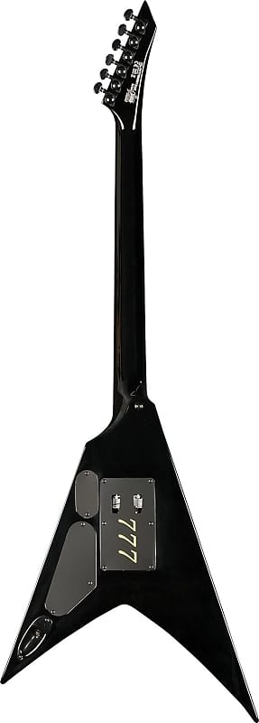 Washburn Parallaxe 6-String Electric Guitar, Black-Yellow