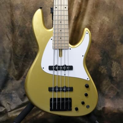 Fodera NYC Empire 5 Strings 70FH/21 2021 Shoreline Gold | Reverb
