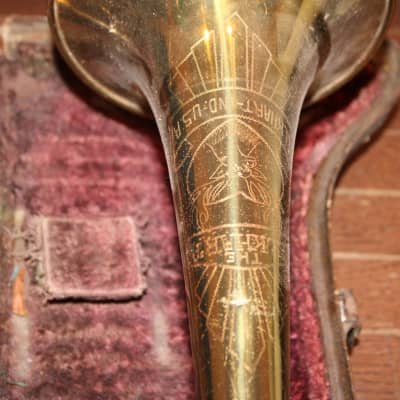 Vintage USA Made Elkhart Trombone image 4