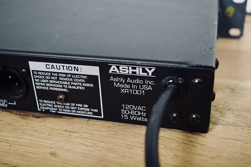 Ashly XR 1001 Stereo 2 way Mono 3 way Electric crossover Ashly XR 1001 Stereo 2 way Mono 3 way Electric crossover