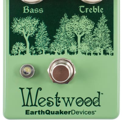EarthQuaker Devices Westwood Translucent Drive Manipulator 2018 - Present Seafoam Green / Green Print image 1