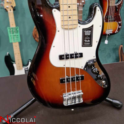 Fender Player Jazz Bass 3-C Sunburst, Maple image 6