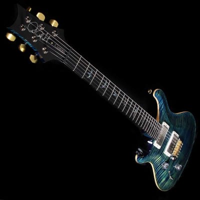 PRS Wood Library Custom 24 - River Blue -  lefty lefthanded LH image 4