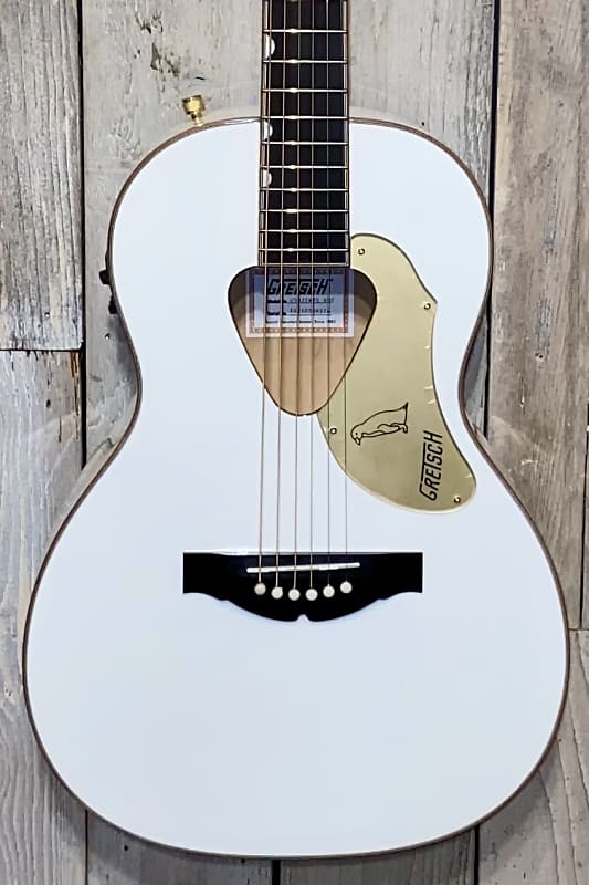 2021 Gretsch Guitars G5021WPE Rancher Penguin Parlor Acoustic/Electric White, Support Indie Music ! image 1