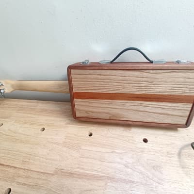 No brand  Cigarbox guitar with a built-in amplifier  2024 image 5